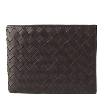 BOTTEGA VENETA ボッテガヴェネタ 財布 コピー 113112 V4651 2040 ダークブラウン EBANO 二つ折財布